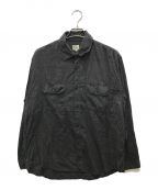 goldゴールド）の古着「COVERT CHAMBRAY WORK SHIRT」｜ブラック