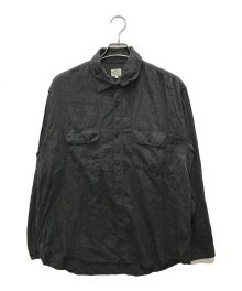 gold（ゴールド）の古着「COVERT CHAMBRAY WORK SHIRT」｜ブラック