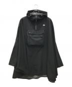 Abu Garciaアブガルシア）の古着「ANORAK RAIN PONCHO/アノラックレインポンチョ」｜ブラック