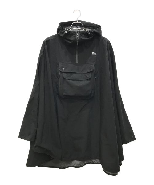 Abu Garcia（アブガルシア）Abu Garcia (アブガルシア) ANORAK RAIN PONCHO/アノラックレインポンチョ ブラック サイズ:Lの古着・服飾アイテム