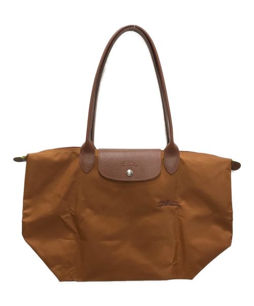 LONGCHAMP（ロンシャン）LONGCHAMP (ロンシャン) ル プリアージュ グリーン L ショルダーバッグ コニャック（ブラウン）の古着・服飾アイテム