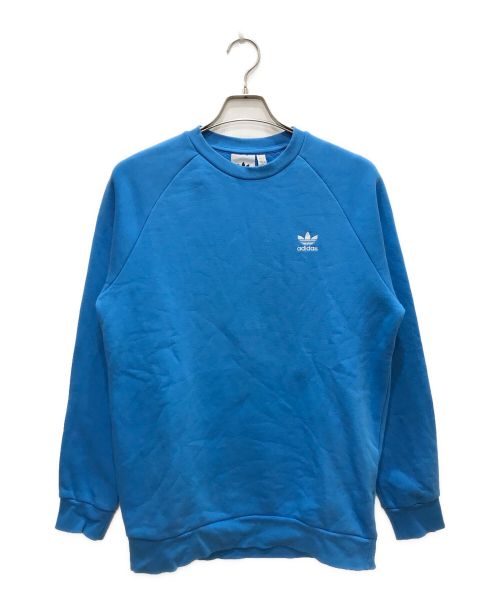 adidas（アディダス）adidas (アディダス) クルーネックスウェット ブルー サイズ:Lの古着・服飾アイテム