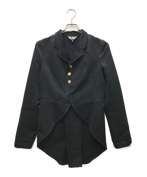 BLACK COMME des GARCONS（ブラック コムデギャルソン）BLACK COMME des GARCONS (ブラック コムデギャルソン) タキシードジャケット ブラック サイズ:Mの古着・服飾アイテム