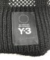 Y-3 (ワイスリー) KNIT SCARF/ニットスカーフ ブラック×ホワイト：8000円