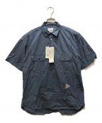 and wander×Corduraアンドワンダー×コーデュラ）の古着「CORDURA typewriter SS over shirt」｜ブルー