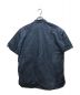 and wander (アンドワンダー) CORDURA (コーデュラ) CORDURA typewriter SS over shirt ブルー サイズ:L 未使用品：10000円