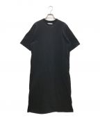 Graphpaperグラフペーパー）の古着「Round neck sweat dress」｜ブラック