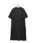 Graphpaper (グラフペーパー) Round neck sweat dress ブラック：5000円