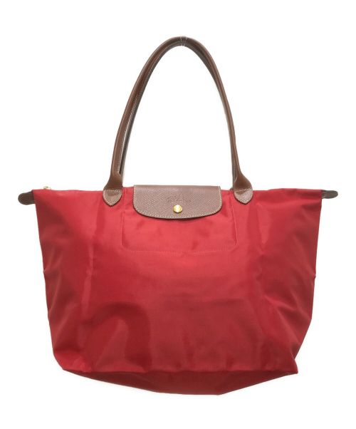 LONGCHAMP（ロンシャン）LONGCHAMP (ロンシャン) トートバッグ ル プリアージュ レッドの古着・服飾アイテム