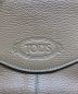 中古・古着 TOD'S (トッズ) シボ革ハンドバッグ ベージュ：8000円