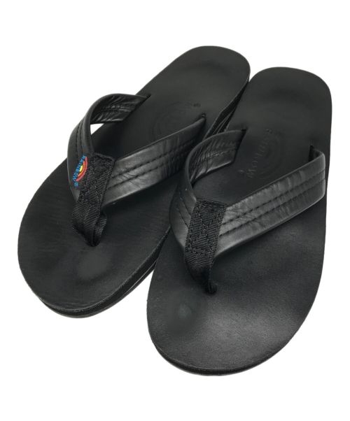 RAINBOW SANDALS（レインボーサンダル）RAINBOW SANDALS (レインボーサンダル) サンダル ブラック サイズ:表記無の古着・服飾アイテム