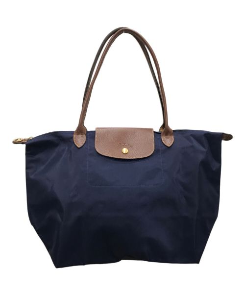 LONGCHAMP（ロンシャン）LONGCHAMP (ロンシャン) ルプリアージュ トートバッグ ネイビーの古着・服飾アイテム