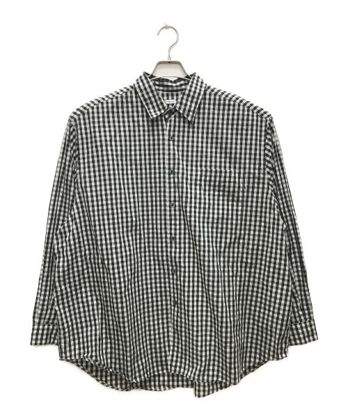 THE DAY（ザデイ）THE DAY (ザデイ) NEW GINGHAM STANDARD SHIRT/ギンガムチェック スタンダード シャツ ホワイト×ブラック サイズ:2の古着・服飾アイテム