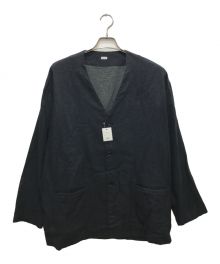 THE DAY（ザデイ）の古着「ソフトフランネルカーディガン/SOFT FLANNEL CARDIGAN」｜ブラック