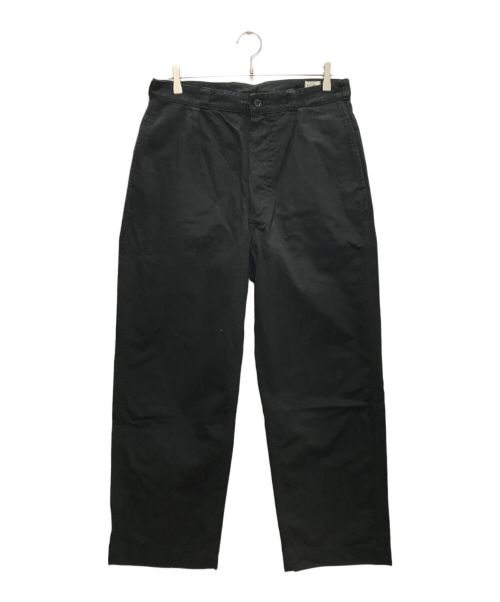 orSlow（オアスロウ）orSlow (オアスロウ) M-52 French Army Wide Trouser/フレンチアーミートラウザー ブラック サイズ:JPN L(3)の古着・服飾アイテム