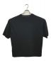 AURALEE (オーラリー) WASHABLE WOOL RIB KNIT TEE/ウォッシャブルウールリブニットT ブラック サイズ:4：10000円