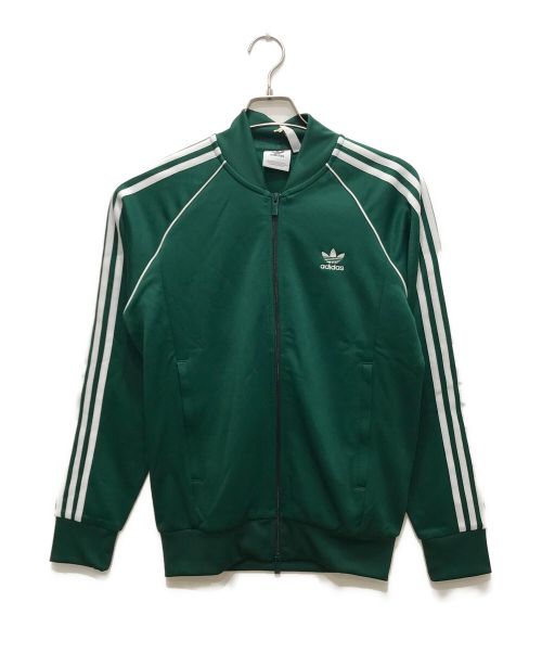 adidas（アディダス）adidas (アディダス) トラックジャケット グリーン サイズ:M 未使用品の古着・服飾アイテム