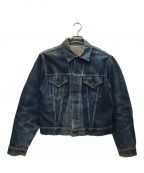 LEVI'Sリーバイス）の古着「557XX3rdデニムジャケット/ 1962年3rd初期モデル/ギャラ入り ボタン裏17 両面 ビッグE 均等V」｜インディゴ