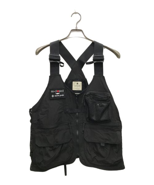 Snow peak（スノーピーク）Snow peak (スノーピーク) TONEDTROUT (トーンドトラウト) Camp Vest/トーンドトラウト キャンプベスト ブラック サイズ:2の古着・服飾アイテム