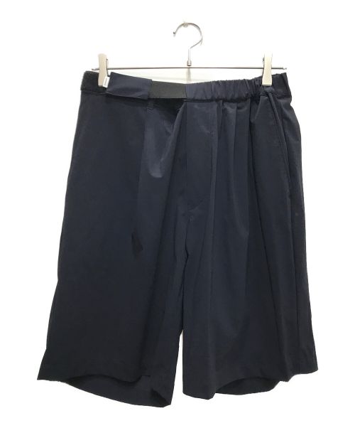 Graphpaper（グラフペーパー）Graphpaper (グラフペーパー) Flex Tricot Wide Chef Shorts ネイビー サイズ:Fの古着・服飾アイテム