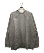 Graphpaperグラフペーパー）の古着「Ultra Compact Terry Crew Neck Sweater/クルーネック スウェット」｜グレー