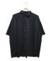 Graphpaper（グラフペーパー）の古着「Viscose Ponte S/S Yoke Sleeve Shirt/ビスコース ポンチ ヨーク スリーブ シャツ 」｜ネイビー