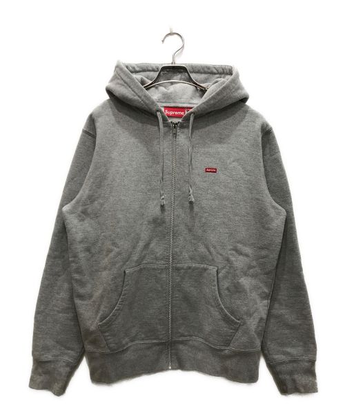 SUPREME（シュプリーム）SUPREME (シュプリーム) スモールボックスロゴジップパーカー グレー サイズ:Mの古着・服飾アイテム