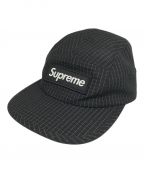 SUPREMEシュプリーム）の古着「Reflective Ripstop Camp Cap」｜ブラック