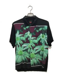 SUPREME×Jean Paul GAULTIER（シュプリーム×ジャンポールゴルチェ）の古着「Flower Power Rayon Shirt」｜グリーン×ブラック