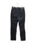 JOHN LAWRENCE SULLIVAN (ジョンローレンスサリバン) BLEACHED DENIM ZIPPED PANTS/ブリーチデニムジップパンツ ブラック サイズ:44：10000円