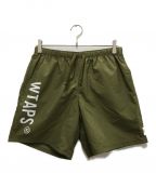 WTAPSダブルタップス）の古着「SHORTS / NYLON. TUSSAH. PERTEX. SIGN.」｜カーキ