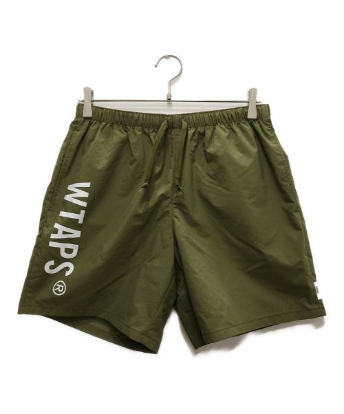 WTAPS（ダブルタップス）WTAPS (ダブルタップス) SHORTS / NYLON. TUSSAH. PERTEX. SIGN. カーキ サイズ:02の古着・服飾アイテム