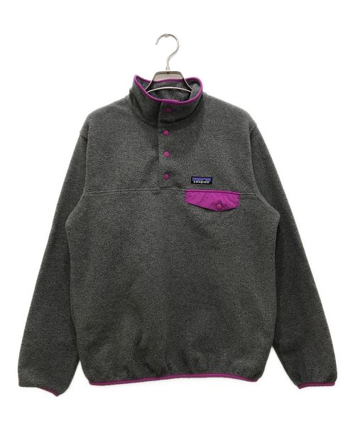 Patagonia（パタゴニア）Patagonia (パタゴニア) シンチラスナップフリースジャケット グレー サイズ:Sの古着・服飾アイテム