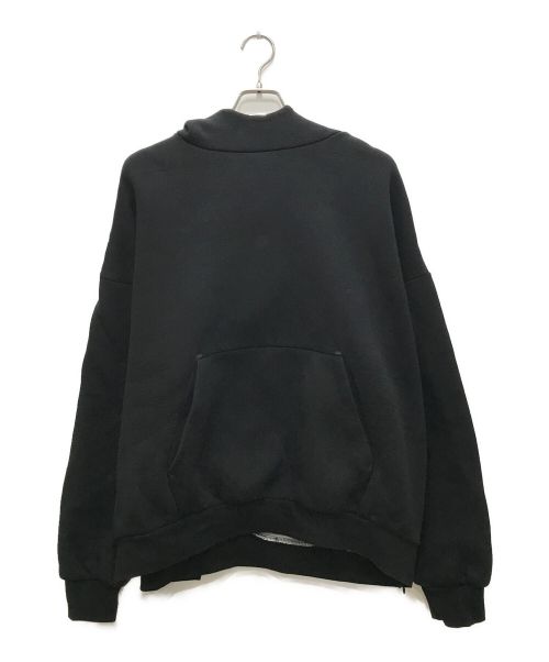 FUMITO GANRYU（フミトガンリュウ）FUMITO GANRYU (フミトガンリュウ) 2WAY PULL HOODIE ブラック サイズ:2の古着・服飾アイテム