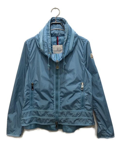 MONCLER（モンクレール）MONCLER (モンクレール) ナイロンジップアップジャケット スカイブルー サイズ:1の古着・服飾アイテム