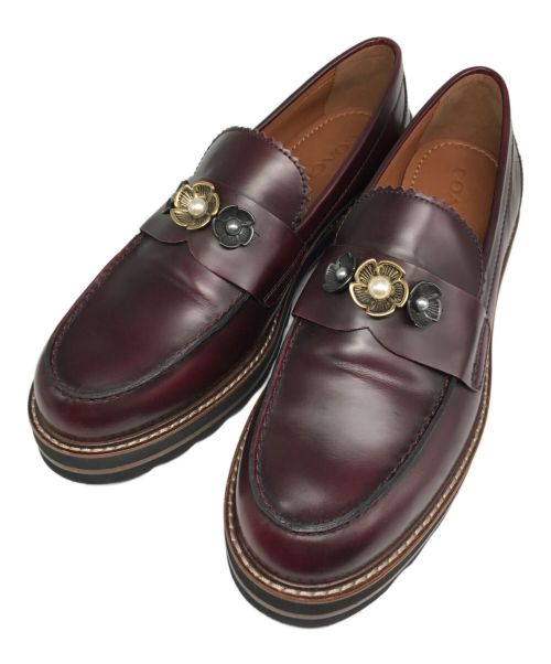 COACH（コーチ）COACH (コーチ) LENOX LOAFER/レノックスローファー ブラウン サイズ:EUR40.5/US10B/CN260(1.5)の古着・服飾アイテム