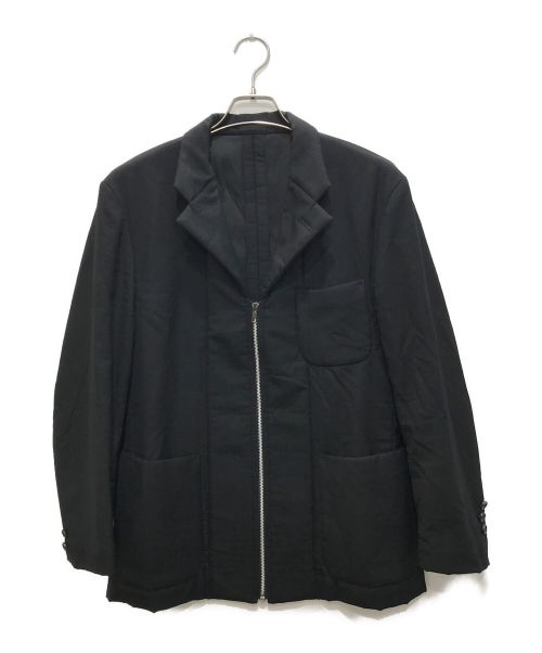 COMME des GARCONS HOMME（コムデギャルソン オム）COMME des GARCONS HOMME (コムデギャルソン オム) 中綿ウールジャケット/ジップジャケット ブラック サイズ:Sの古着・服飾アイテム