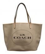 COACHコーチ）の古着「ロゴトートバッグ」｜ベージュ