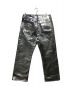 doublet (ダブレット) フォイルコーティング ジーンズ・FOIL DENIM PANTS (SILVER)  シルバー サイズ:M：30000円