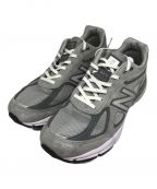 NEW BALANCEニューバランス）の古着「ローカットスニーカー/Made in USA 990 v4 GR4」｜グレー