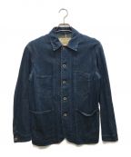 RRLダブルアールエル）の古着「LIGHTWEIGHT DENIM ENGINEER COAT/チェンジボタンデニムカバーオール / エンジニアコート」｜インディゴ