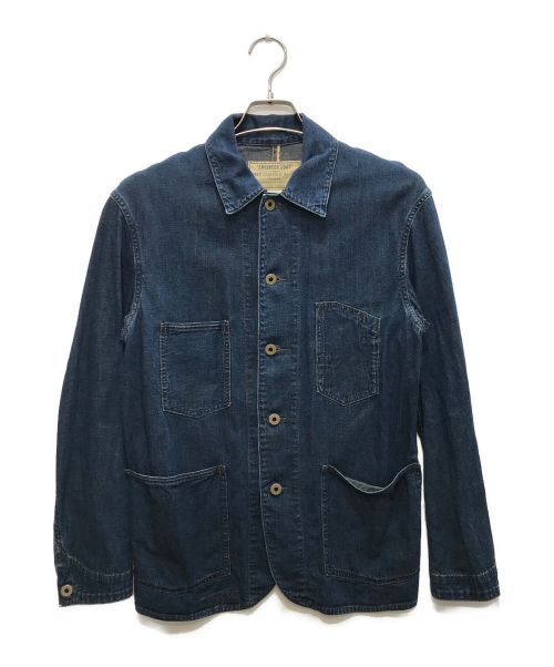 RRL（ダブルアールエル）RRL (ダブルアールエル) LIGHTWEIGHT DENIM ENGINEER COAT/チェンジボタンデニムカバーオール / エンジニアコート インディゴ サイズ:Sの古着・服飾アイテム