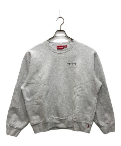 SUPREME（シュプリーム）Supreme (シュプリーム) NYC crewneck/スウェット グレー サイズ:Mの古着・服飾アイテム