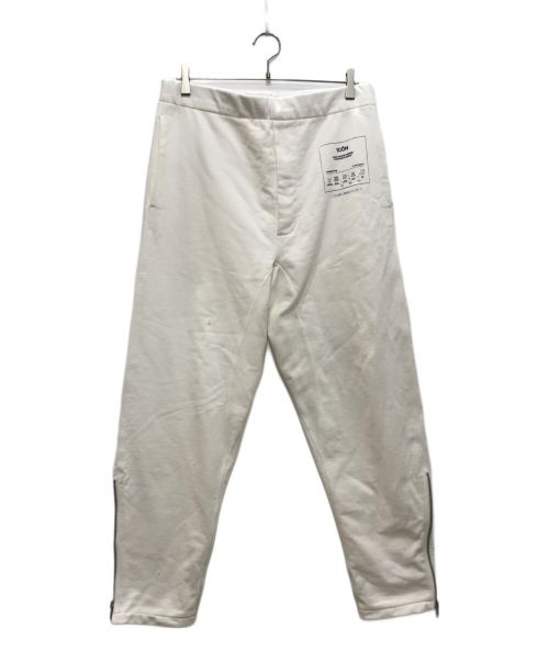 Maison Margiela（メゾンマルジェラ）Maison Margiela (メゾンマルジェラ) 1CON SWEAT PANTS/アイコン裾ジップスウェットロングパンツ  ホワイト サイズ:44の古着・服飾アイテム