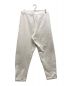 Maison Margiela (メゾンマルジェラ) 1CON SWEAT PANTS/アイコン裾ジップスウェットロングパンツ  ホワイト サイズ:44：14000円