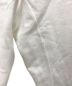 中古・古着 Maison Margiela (メゾンマルジェラ) 1CON SWEAT PANTS/アイコン裾ジップスウェットロングパンツ  ホワイト サイズ:44：14000円