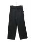 SHAREEF (シャリーフ) WIDE BELT PANTS/ワイドベルトパンツ ブラック サイズ:1：5000円