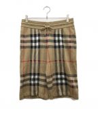 BURBERRY LONDONバーバリーロンドン）の古着「CHECK SILK WOOL JACQUARD SHORTS/チェックシルクウールジャガードショーツ」｜ブラウン