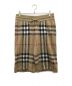 BURBERRY LONDON（バーバリーロンドン）の古着「CHECK SILK WOOL JACQUARD SHORTS/チェックシルクウールジャガードショーツ」｜ブラウン