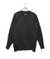 ATTACHMENT（アタッチメント）の古着「PE KNIT CREWNECK PULLOVER L/S/PEネックプルオーバー」｜ブラック